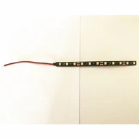 1 pcs 12v waterproof led light strip 8 cm long soft led flexible strip with link line 3m glue on the back