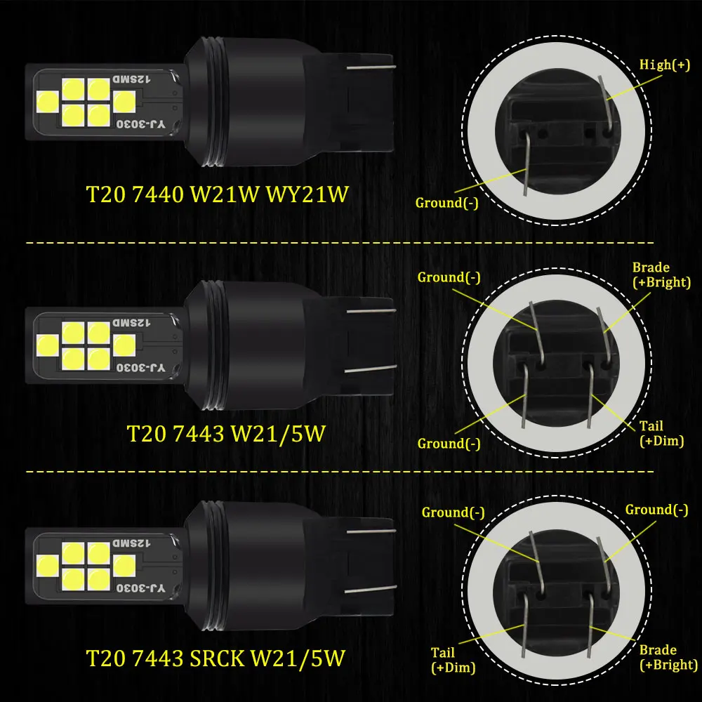 BMT лампочки для авто T20 W21/5W W21 5W W21W led лед габариты светодиоды светодиодные лампы
