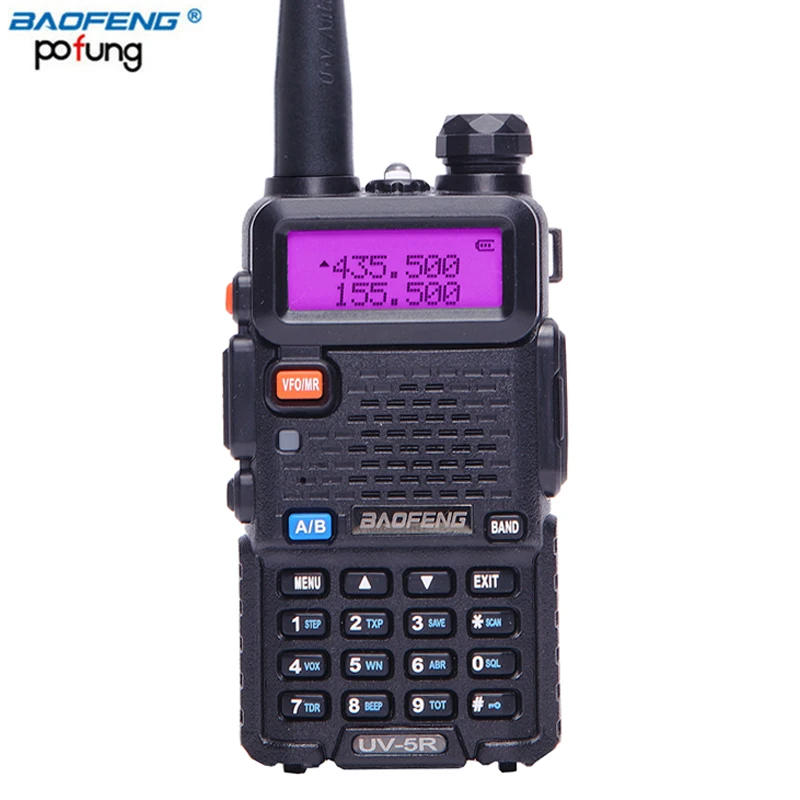 BaoFeng UV 5R рация VHF/UHF 136 174Mhz & 400 520Mhz Двухдиапазонная двухсторонняя Baofeng портативная