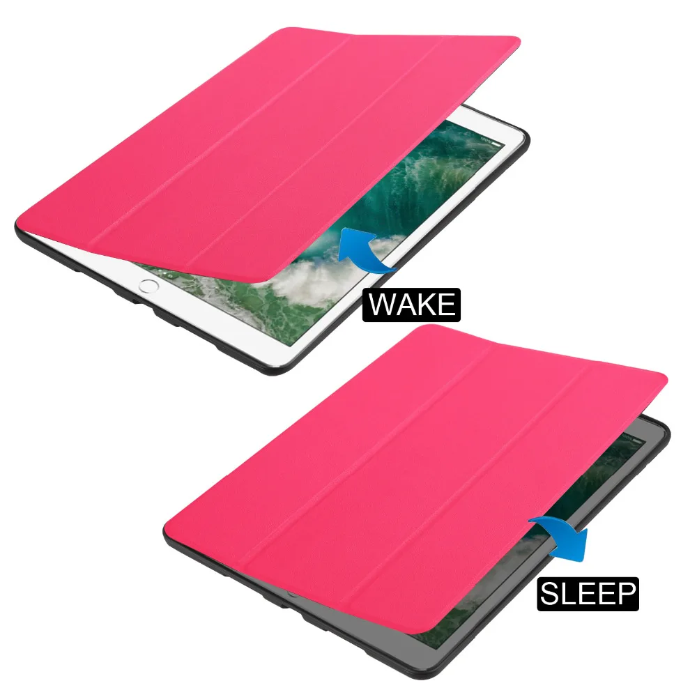 Чехол для iPad Air 3 10,5 /Pro 10,5 Smart Wake Sleep Cover для iPad Pro 10. 5 держатель ручки Флип кожаный чехол Fundas+ стилус