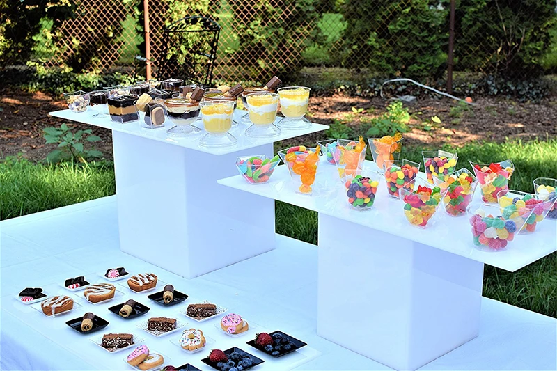 Акция-праздничные свадебные принадлежности многоразовая пластиковая посуда