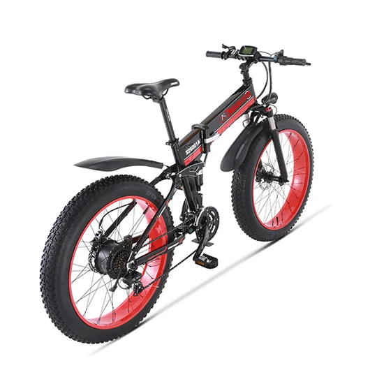 KX01-R E bike1000W электрический ATV Снегоход горный велосипед электрический велосипед алюминиевый складной электрический велосипед - Цвет: KX01-R