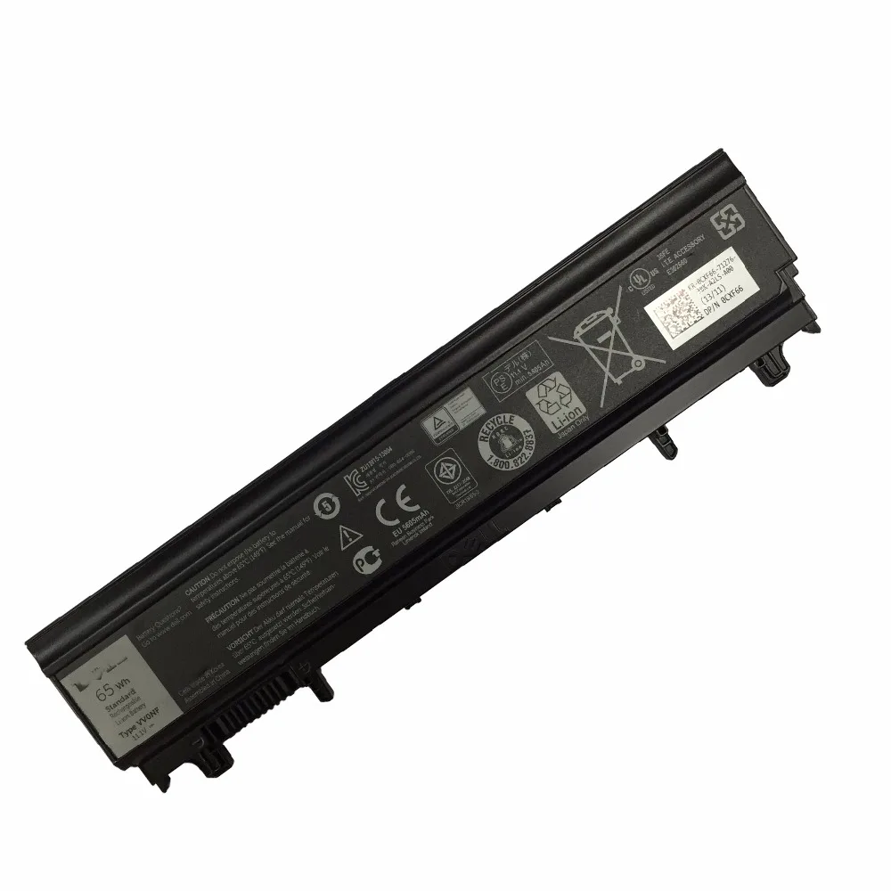 11 1 v 65Wh Оригинальный Новый аккумулятор для ноутбука Dell Latitude E5440 E5540 VVONF 451 BBIE 970V9 9TJ2J