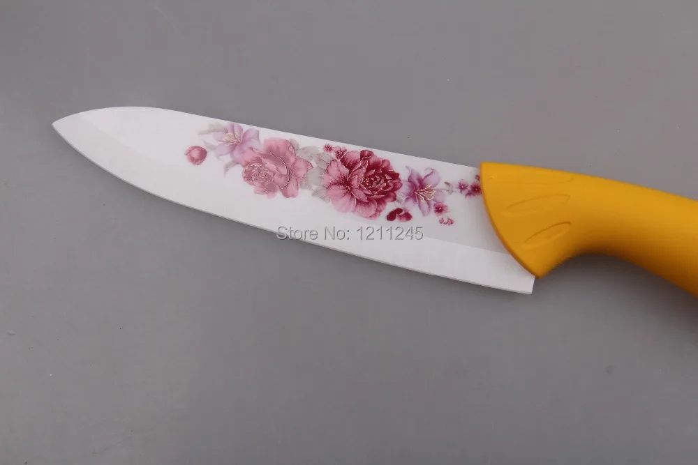 Free Shipping Ceramic Knife Set 3&quot4&quot5&quot6&quot inch + Peeler 1 colors Utility kitchen knives knife set | Дом и сад
