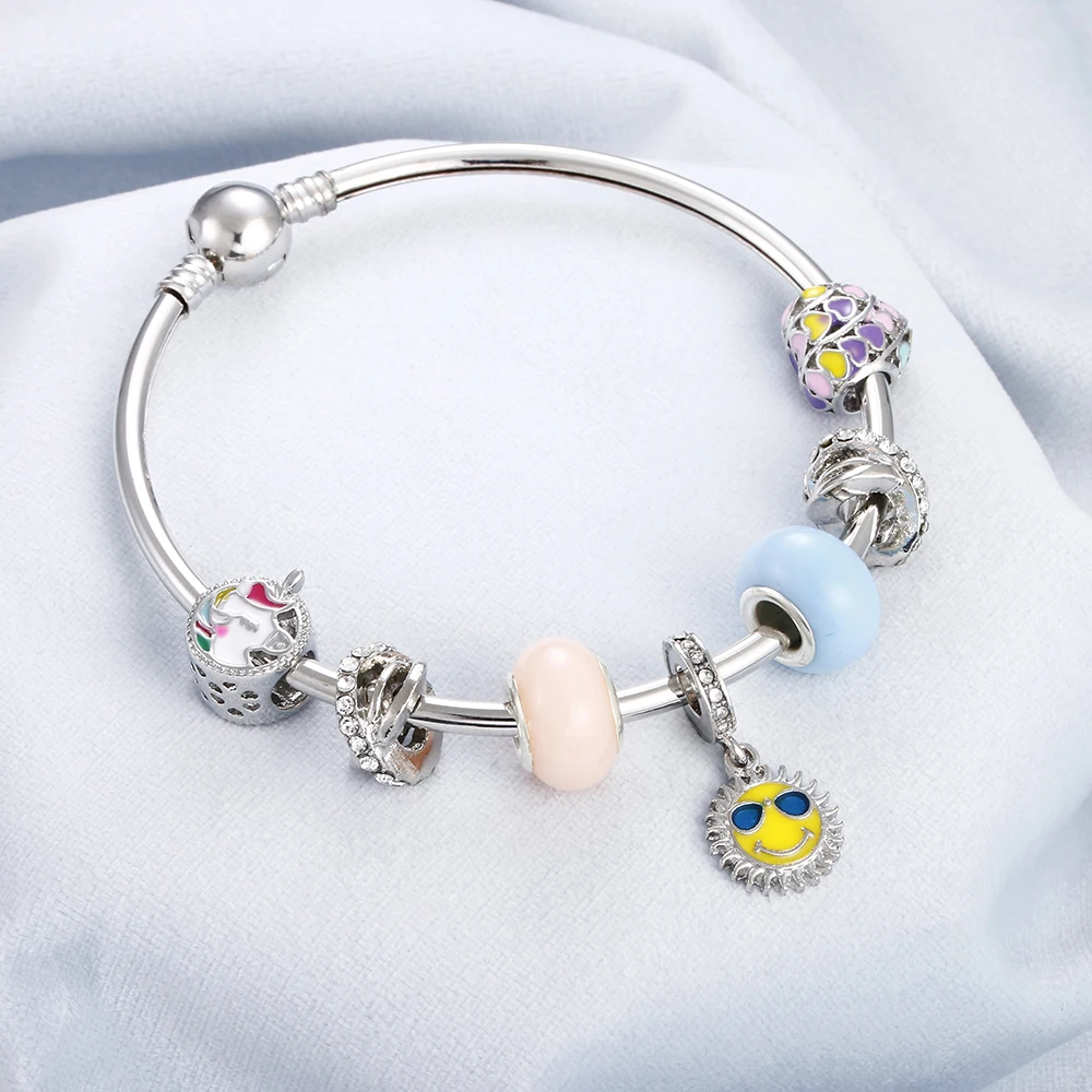 Модный роскошный ювелирный браслет женский с шармами уникальными листьями