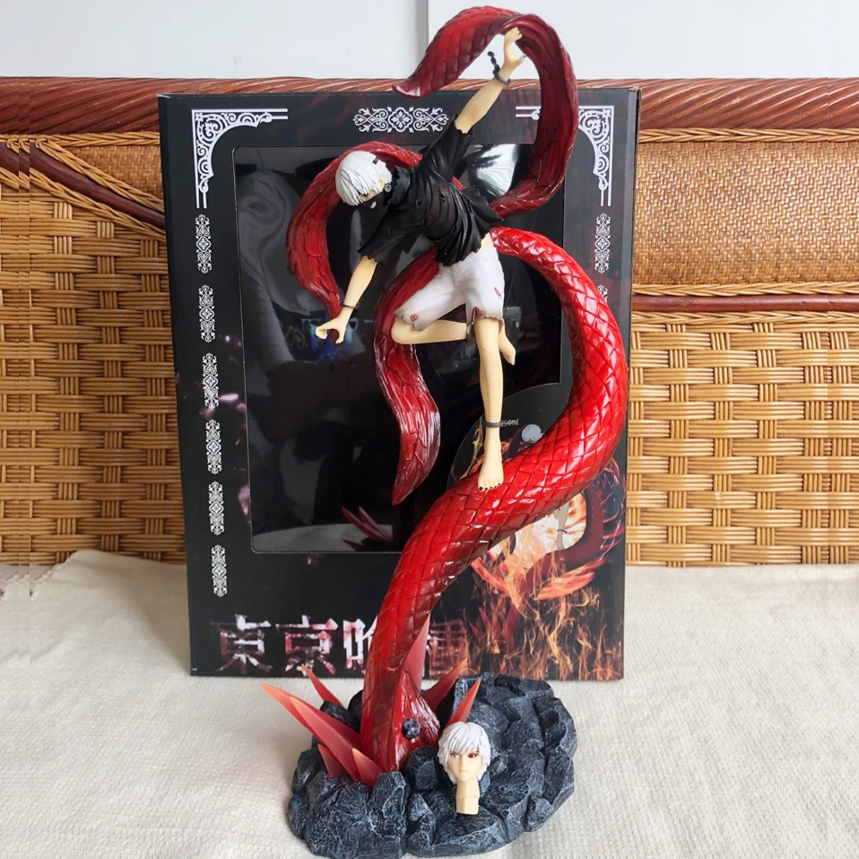 43 см боевой ver. Kaneki Кен фигурка аниме Токийский Гуль хороший ПВХ модель игрушки 2