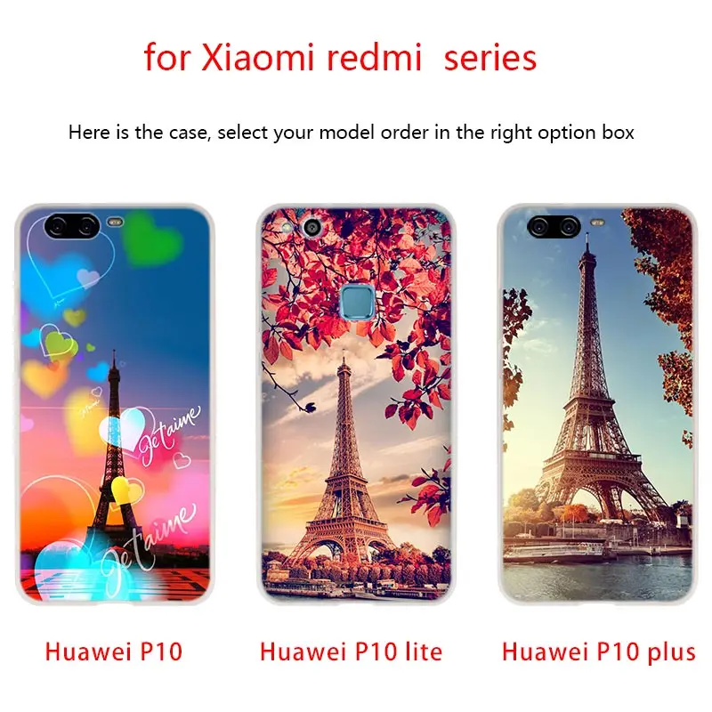 Франция Париж Эйфелева башня ТПУ чехол для телефона мягкие чехлы Huawei P40 P30 P20 Pro P10 P9