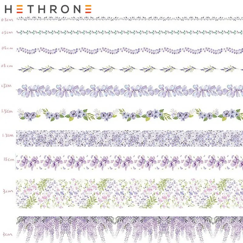 Hethrone 10 шт. фантазии DIY лента для декорации Washi комплект Скрапбукинг малярный скотч Справочник дневник лента с наклейками Washitape стиральная лента