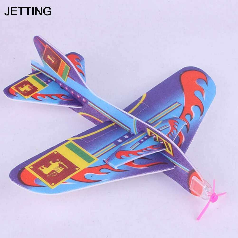 

Hand Throw Flying Glider Planes Foam Aeroplane Model Party Bag Flying Glider Plane Toys For Children Kids Game 18.5*19 cm