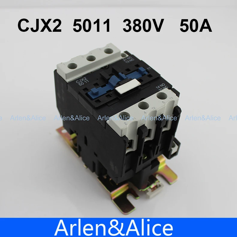 Контактор переменного тока CJX2 5011 LC1 50A 380 В 50 Гц/60 Гц|contactor lc1|contactor accontactor magnetic |