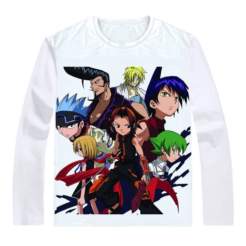 Футболки Shaman King рубашки с длинным рукавом в разных стилях футболки Kingu Yoh Asakura Anna