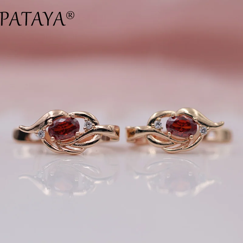 Серьги-подвески PATAYA из розового золота