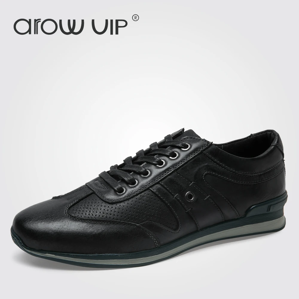 arow VIP Brand 2017 Genuine Leather Men Casual Shoes High Quality For | Обувь