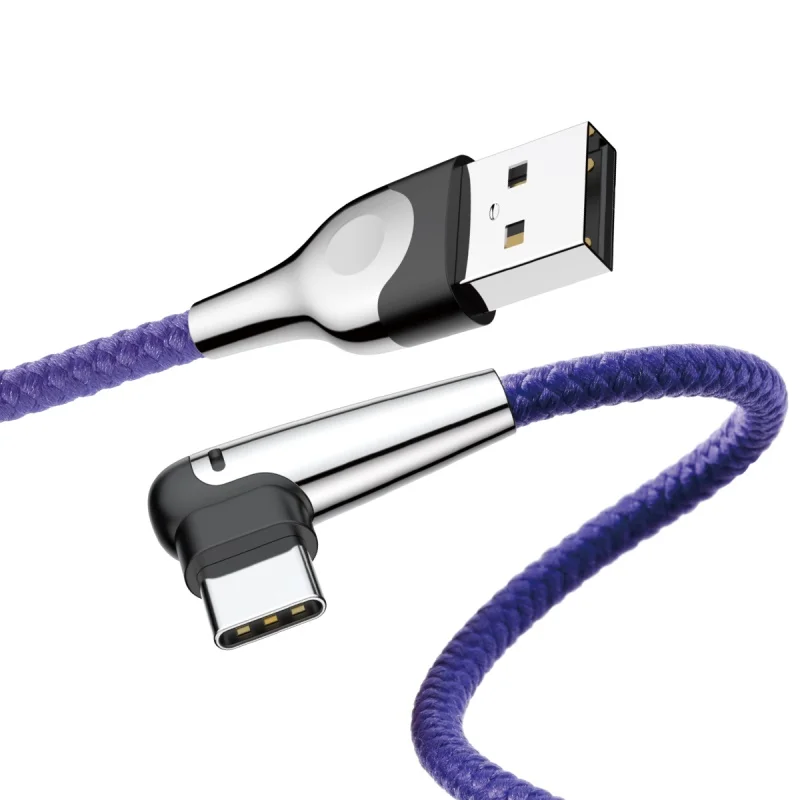 Baseus Lighting usb type C кабель быстрой зарядки type-c кабель для samsung S10 S9 Xiaomi Mi 9 8 huawei P20 Lite USB-C Кабель зарядного устройства - Цвет: Blue