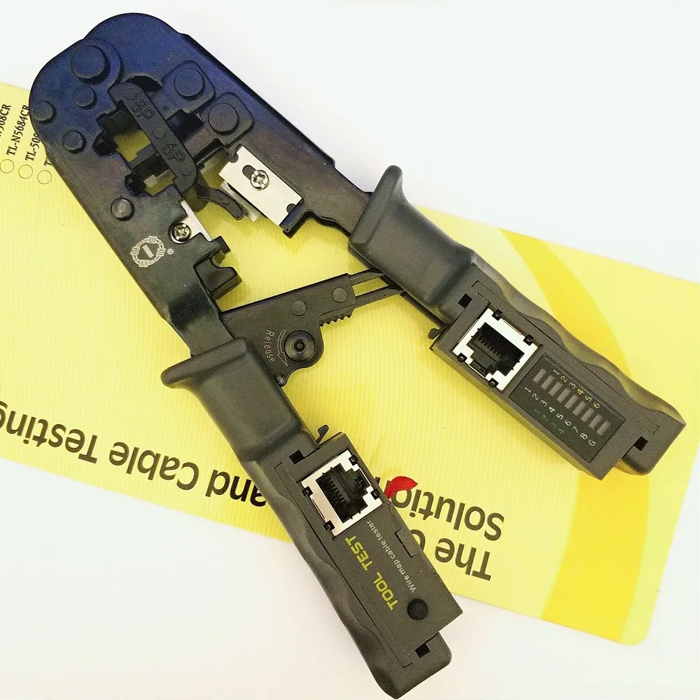 Сетевой кабель щипцы RJ45 RJ12 RJ11 UTP обжимной инструмент с Ethernet Lan Кабельный