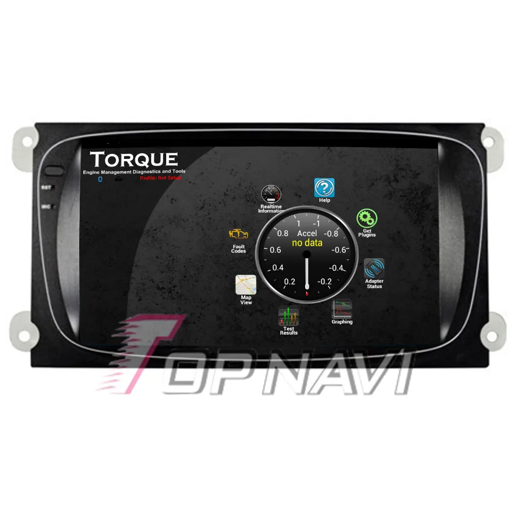 Автомобильный GPS навигатор Topnavi 4 ядра Android 6 0 для Ford Focus Авторадио мультимедиа