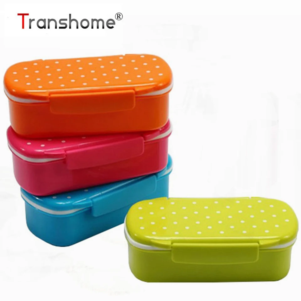 Transhome японская красочная квадратная коробка для суши детей контейнер еды пикника