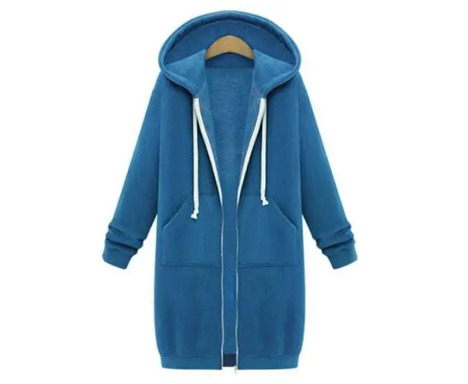 

Women Casual Loose Long Coat Autumn 2022 Casual Winter Hooded Jacket Female Ladies Clothing Plus Size 3XL
