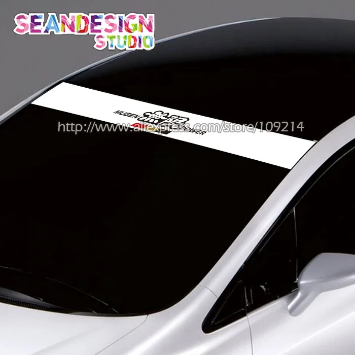 Наклейка на лобовое стекло для Honda Mugen Power Type B NSX FIT Accord S2000 CIVIC|for honda|windshield stickersstickers