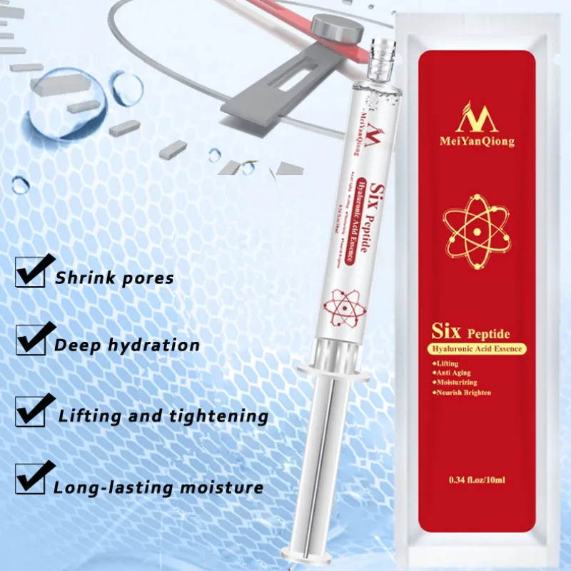 

Face Six Peptide Hyaluronic Acid Essence Anti Aging Anti Wrinkle Lifting Face Serum Repair Concentrate Rejuvenation Skin Cream