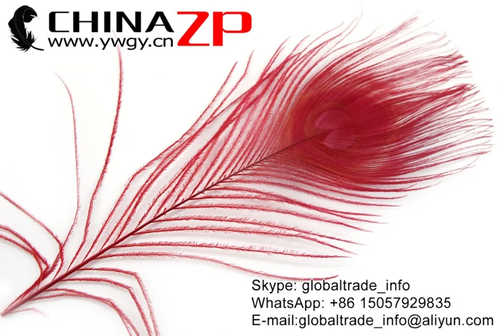 Китайский завод 100 шт./лот украшения для вечеринок Цветные Красные перышки