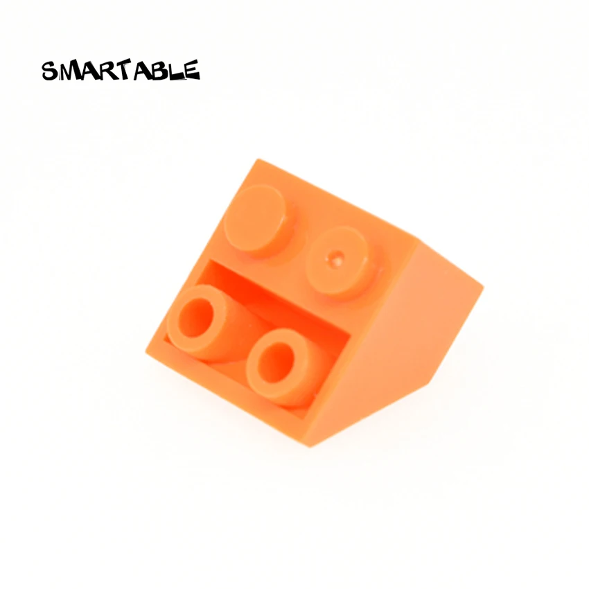 Умный склон перевернутый 45 2x2 кирпичные строительные блоки MOC части игрушки Совместимые все бренды 3660 Technic игрушки 50 шт./лот для подарка - Цвет: Orange