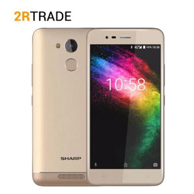 Мобильный телефон Sharp R1 FS8014 MT6737, четырехъядерный, 5,2 дюймов, 16:9 соотношение, смартфон, 4000 мАч, 3 Гб ОЗУ, 32 Гб ПЗУ, мобильный телефон Android