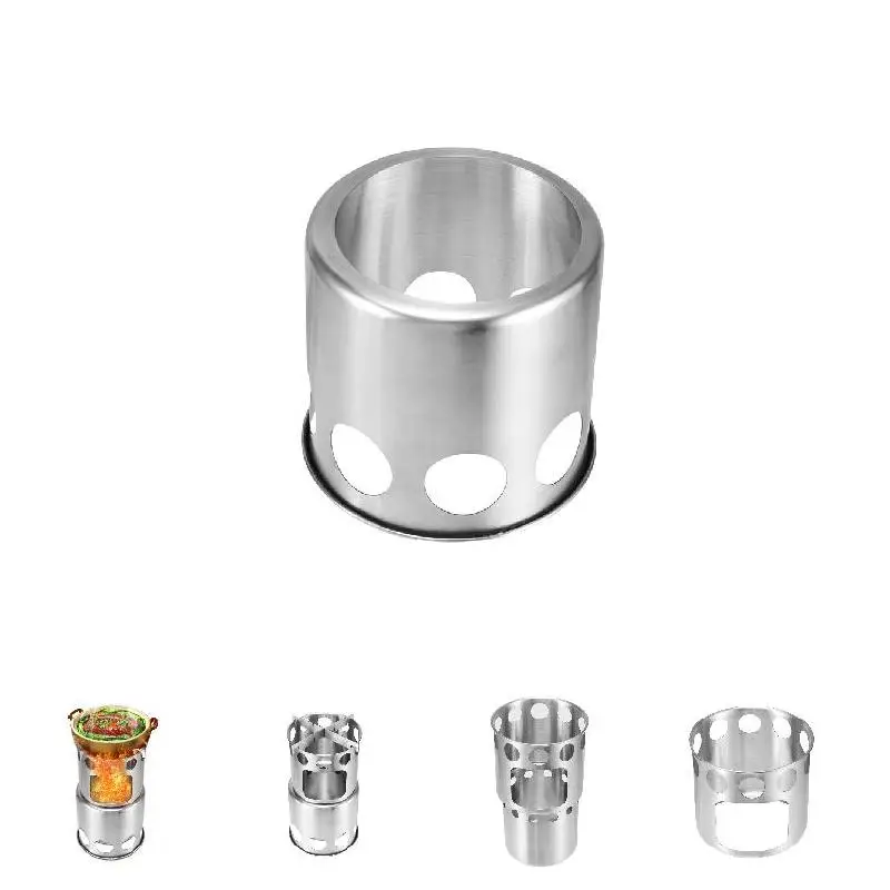 

High Portable Wood Burn Stove Collapsible Survival Backpacking Stove for Camping Hiking Fishing DOG88