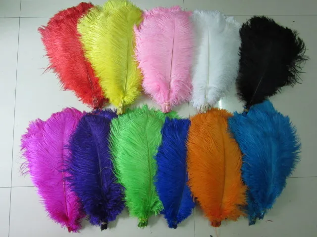 

New! 100 pc high quality ostrich feathers, 8-10 "/ 20-25cm DIY wedding decoration / All kinds of handicrafts accessories