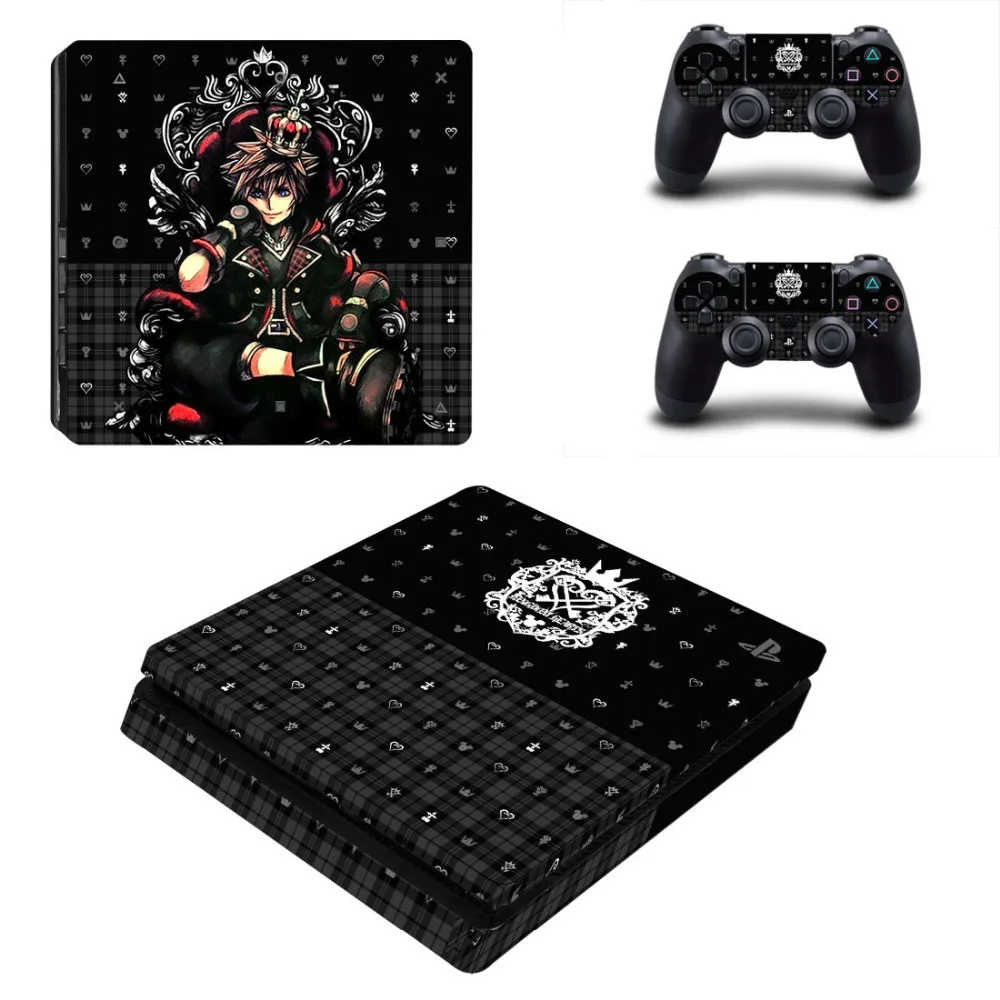 Новая наклейка на кожу Kingdom Hearts 3 PS4 Виниловая для консоли Playstation 4 и 2 контроллеров