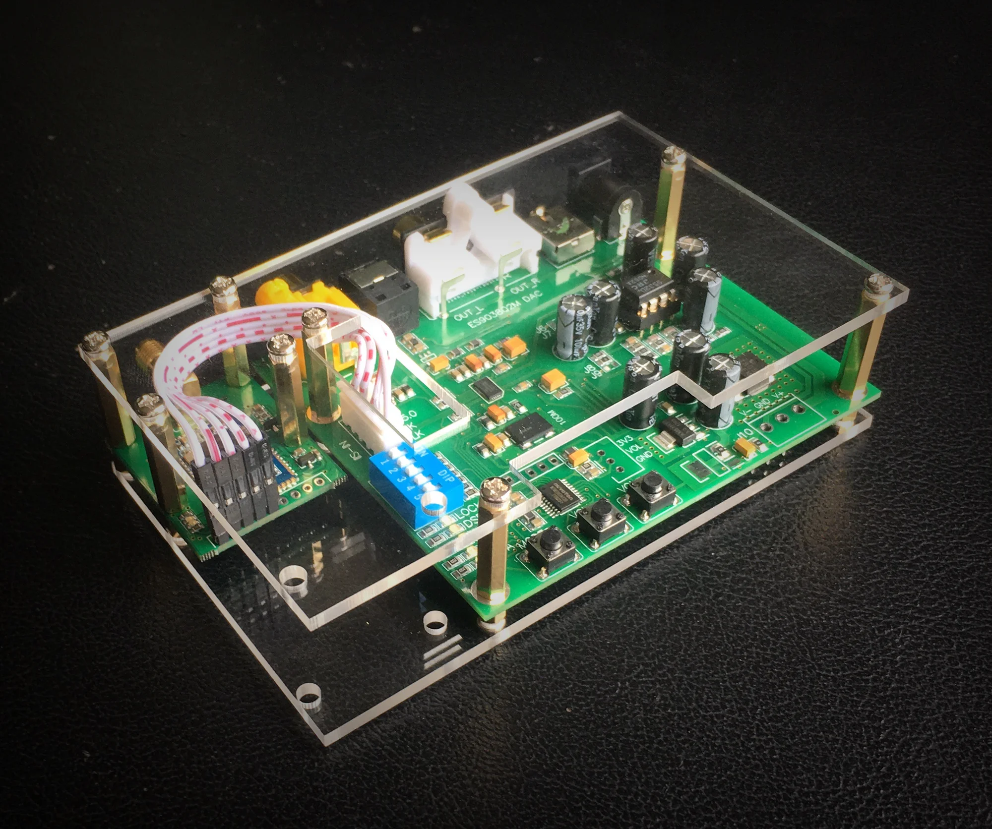 ES9038Q2M DAC I2S SPIDF декодер плата CSR8675 Aptx hd Bluetooth 5 модуль|Запчасти для кондиционера| |