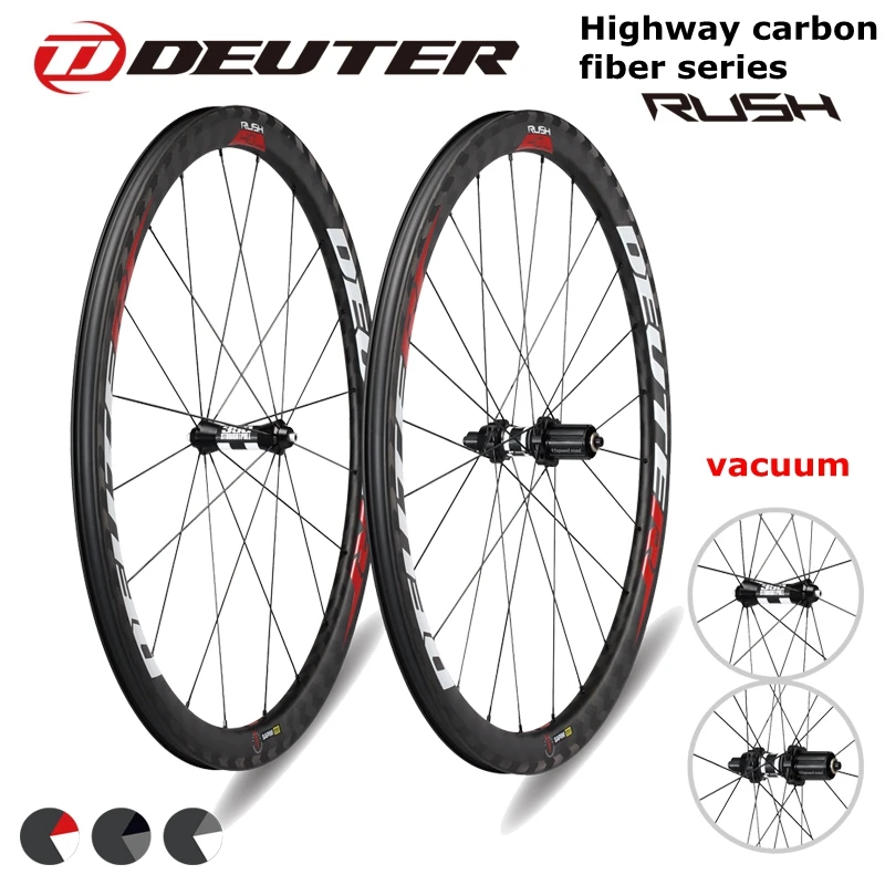 Набор колес DEUTER из углеродного волокна DT350 Ступица с открытой шиной вакуумная