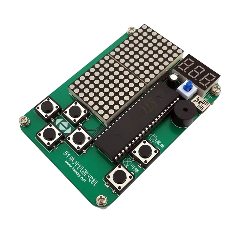 CNIKESIN DIY наборы 51 СКМ чип Ручной игровой автомат Diy Электронный комплект В DC 5