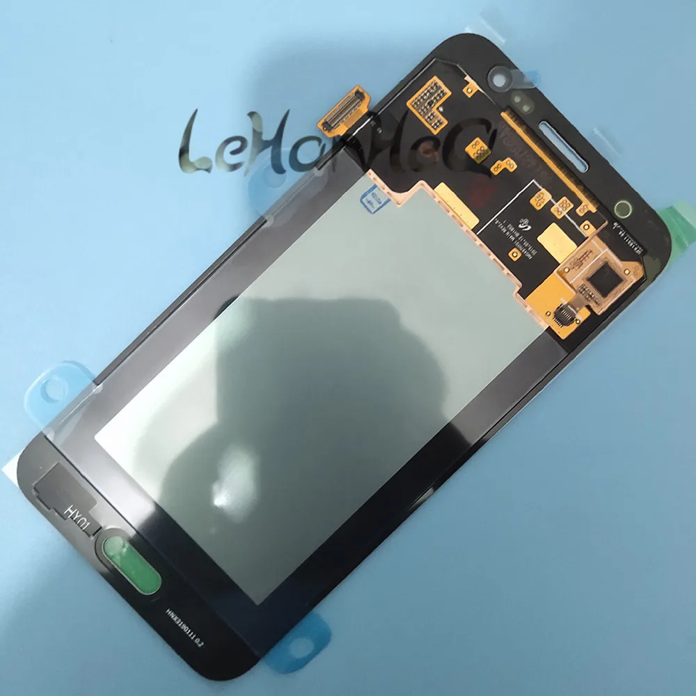 Тест супер Amoled для Samsung Galaxy J5 J500 J500F J500M дисплей сенсорный экран дигитайзер сборка J500 ЖК замена