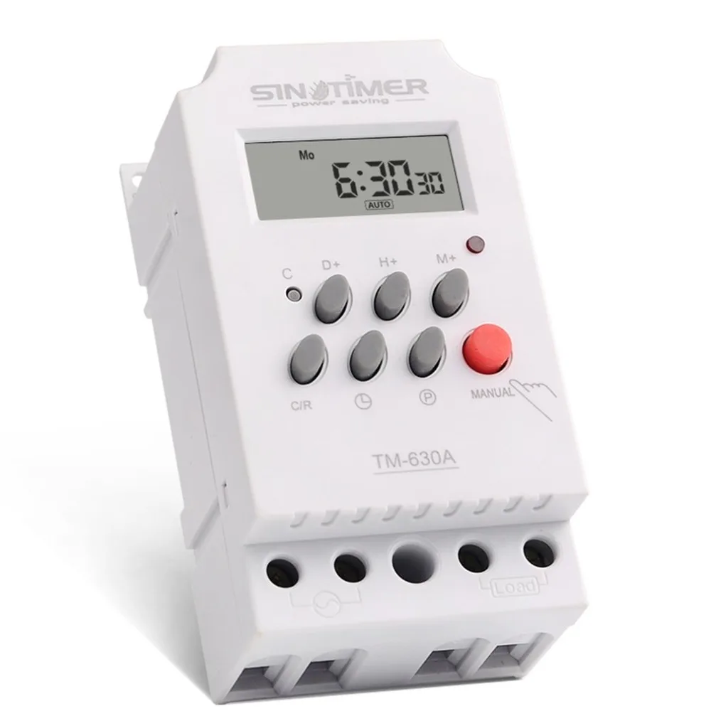 SINOTIMER 12V 30A Weekly 7 дней программируемый цифровой реле времени таймер управление для
