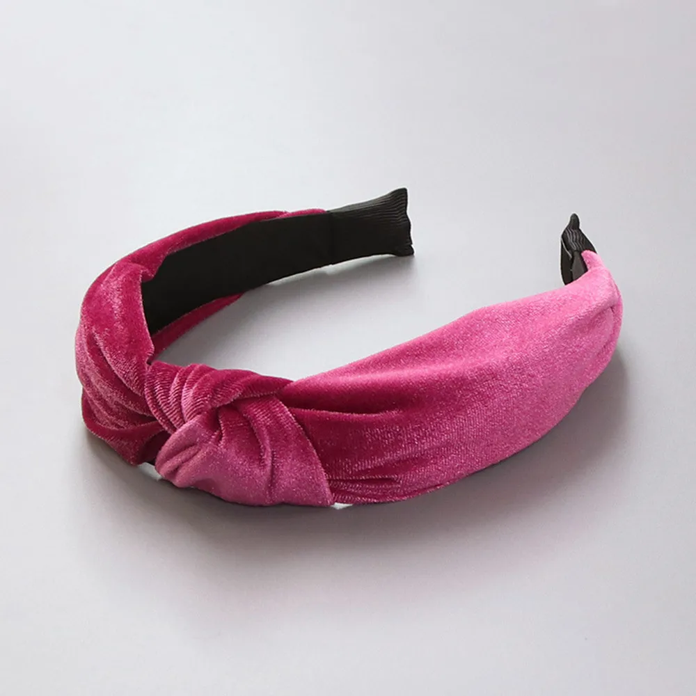 Cute Party Decorative Solid Velvet Hairband Kids Girls Headbands Headwear baby girl hair accessories infant headbands | Детская одежда