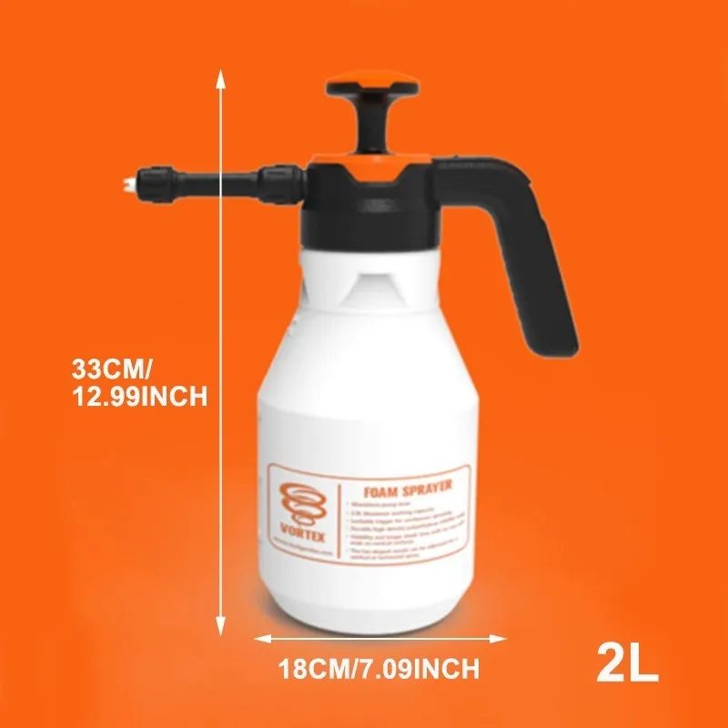 2L 2L Foam Sprayer Pressure Pump Car Wash Watering Can Foam Nozzle For Home Window Cleaning Tools - Цвет: 2L