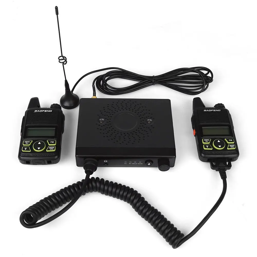Baofeng Mini one 15 Вт UHF 400-470 МГц Мобильная Автомобильная рация с 2 шт портативная T-1 рация SOS T1 станция+ 1 USB кабель