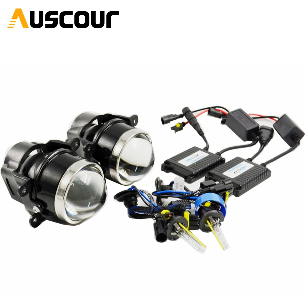 3 0 дюйма D2H H11 HID Bi xenon противотуманные линзы для проектора Универсальный кронштейн