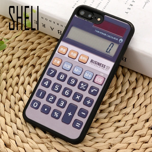 SHELI новый стиль оригинальность Калькулятор Чехол для Телефона iPhone 5 6 6s 7 8 plus 11 pro X XR