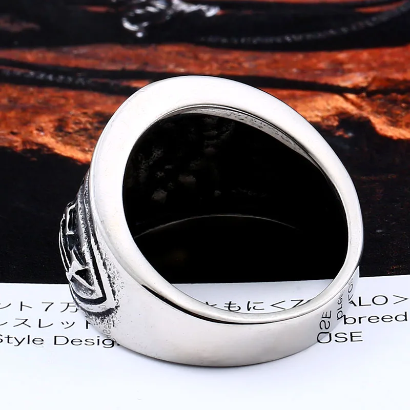 BEIER New Unique Lion Head 316L Stainless Steel For Man Cool Animal Ring BR8 300|316l stainless steel|lion head ringstainless steel |