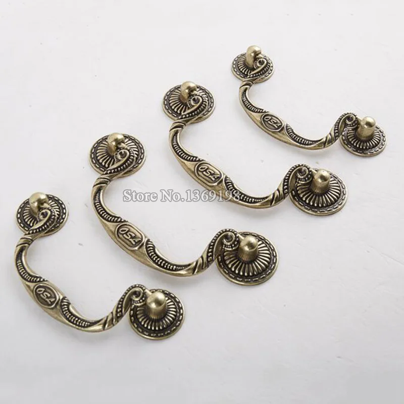 Новинка 10 шт. винтажная коробка держатель чемодана мебельные ручки Арка