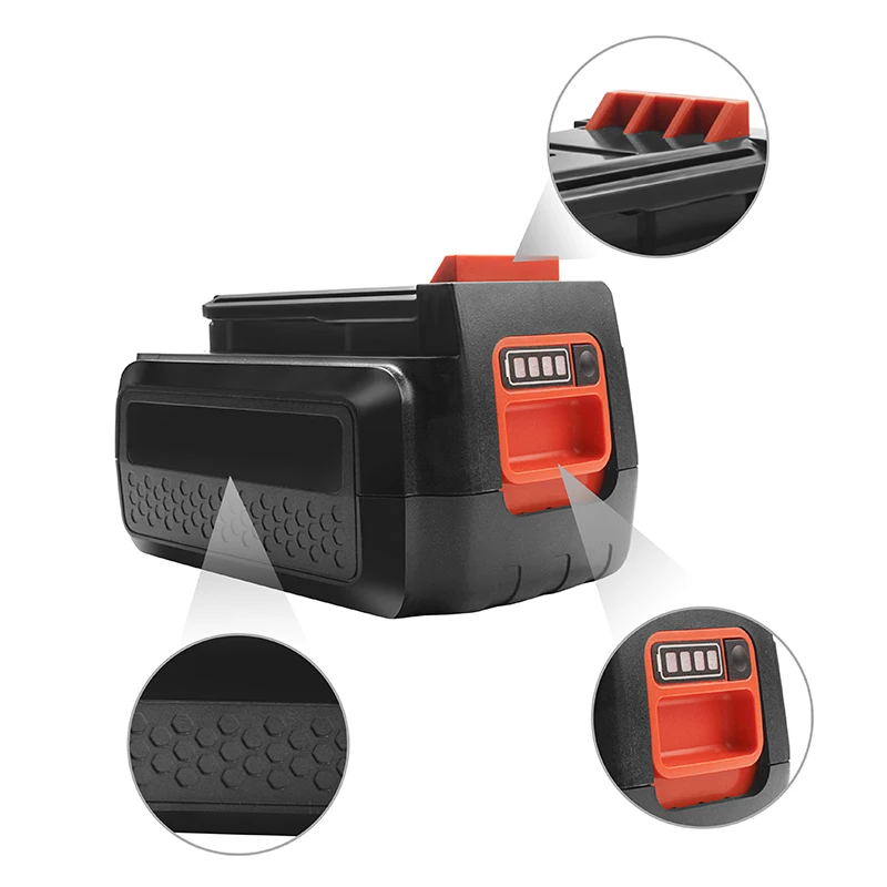Batcool 1 упаковка 3000 мАч 40В литий-ионный аккумулятор для Black &amp Decker LBXR36 LBX2040 LHT2436 |