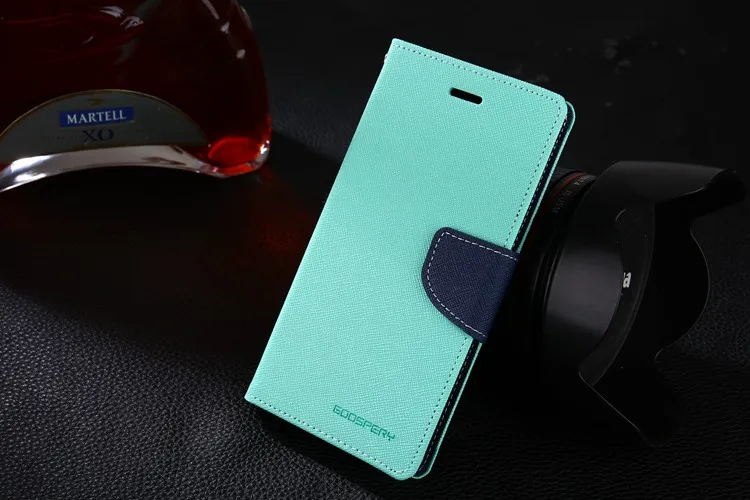 Чехол-бумажник Goospery из искусственной кожи с откидной крышкой, для Samsung Galaxy J3, J5, J7 года, европейская версия, популярный цветной Чехол-кобура с отделением для карт
