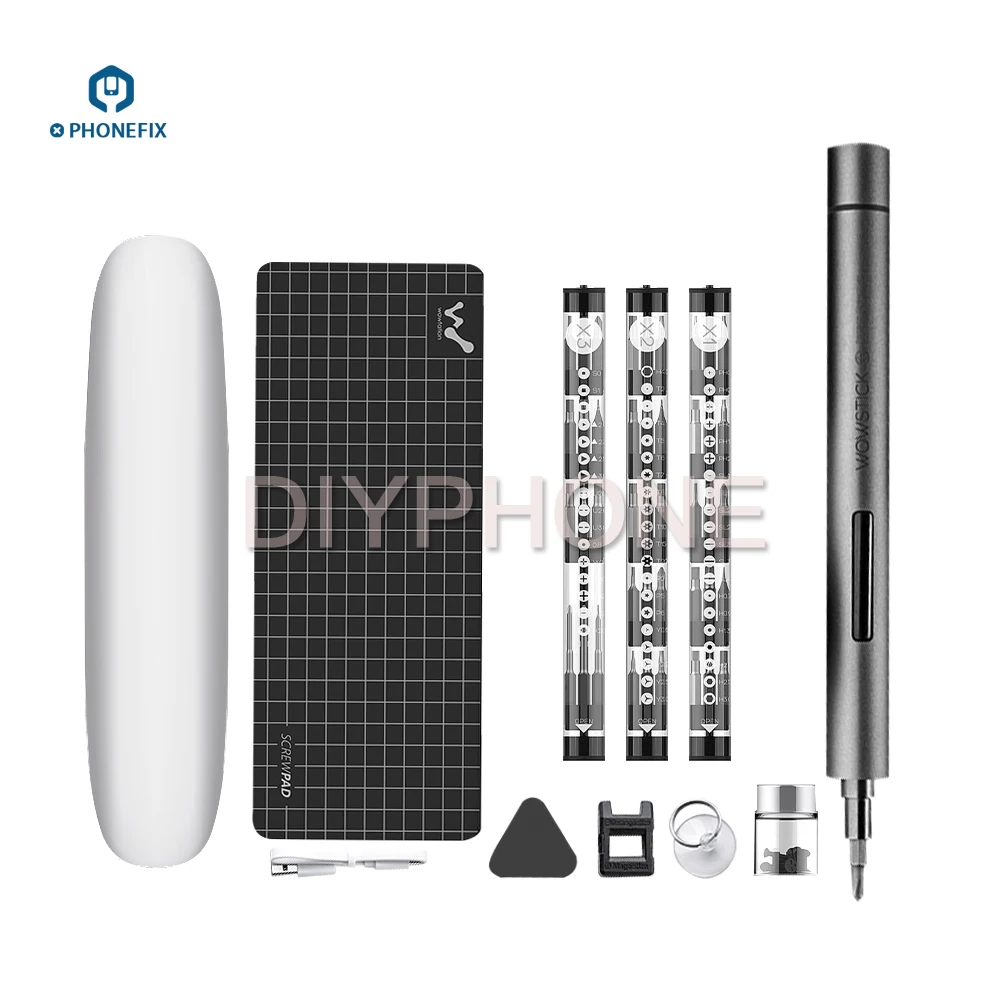 WOWSTICK 1F + мини электрическая отвертка Прецизионная литиевая с 56 шт. S2 светодиодный