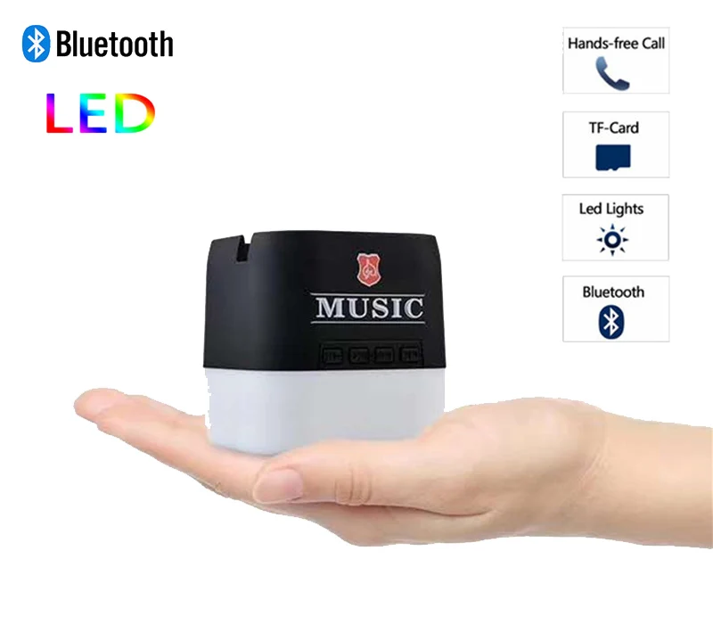 F18 портативный Bluetooth динамик светодиодные фонари мини беспроводной