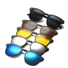 5 + 1 комплект многофункциональных солнцезащитных очков с зажимом мужские магнитные Солнцезащитные очки женские Магнитные очки с зажимом оптические очки для близорукости