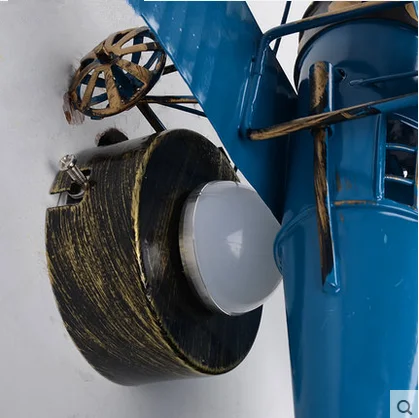 Светодиодные настенные ретро светильники в виде самолета детский настенный