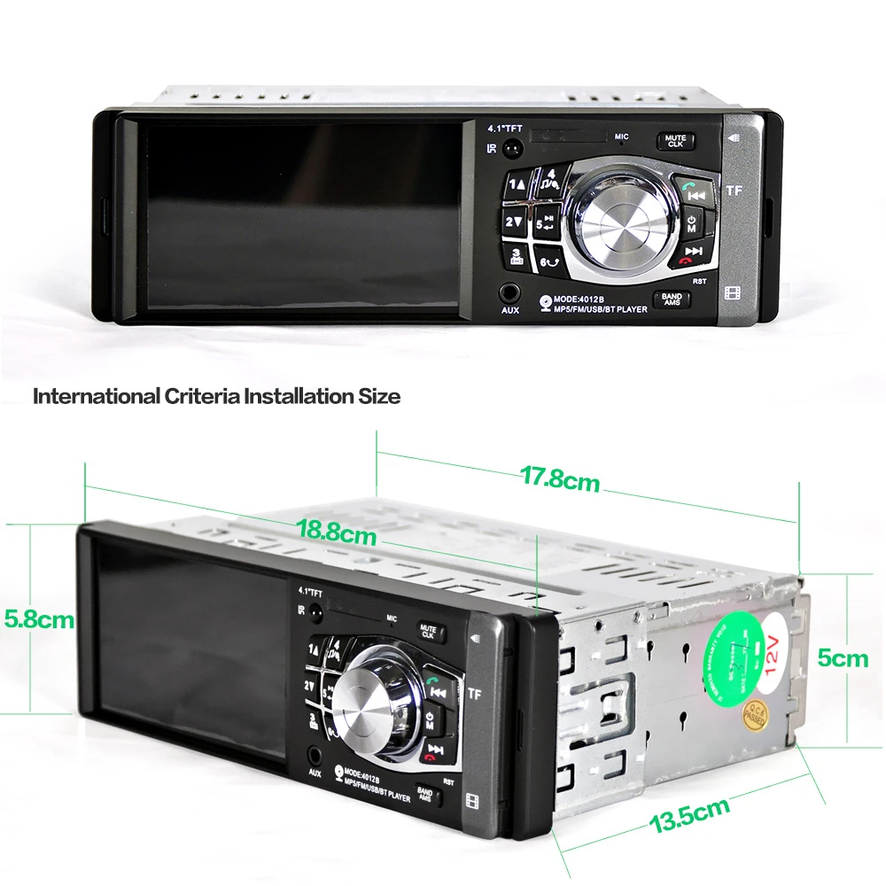 Автомагнитола XIAOMI 1 din автомагнитола стерео bluetooth аудио mp3 usb sd aux вход oto teypleri