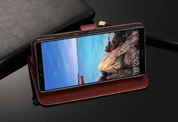 Роскошный флип Кошелек из искусственной кожи чехол для Highscreen Power Five Max 5 дюймов с